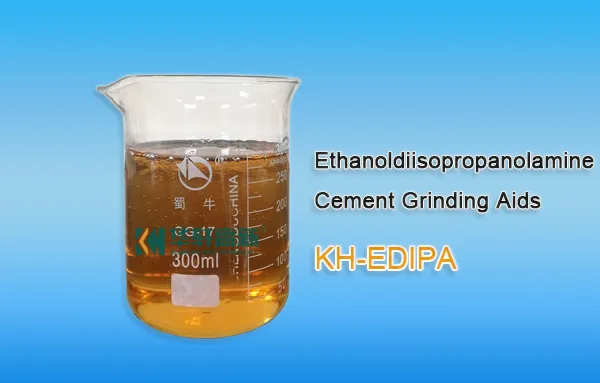 KH-EDIPA ethanol diisopropanolamine liquid in laboratory beaker for cement grinding aid additive
