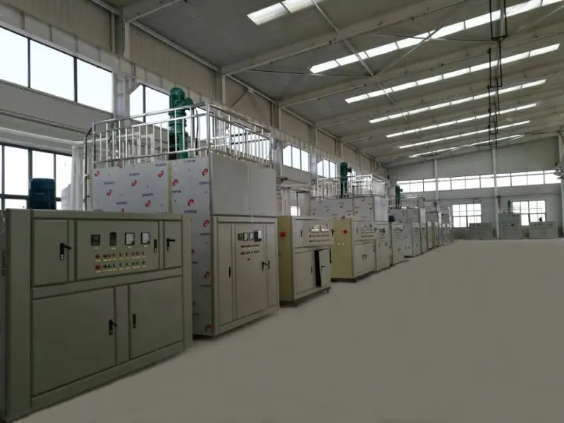 polycarboxylate superplasticizer production line installed in industrial workshop for concrete admixture manufacturing