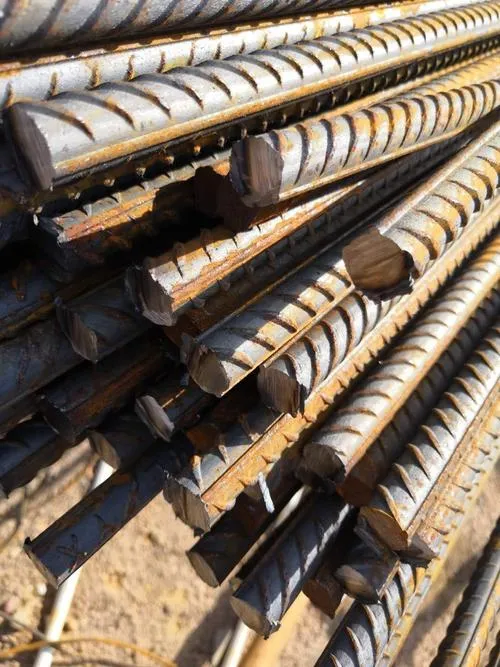 steel reinforcement bars used in precast concrete structural components for tensile strength and crack resistance