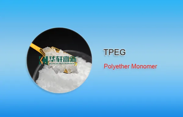 TPEG polyether monomer crystal flakes presentation image for PCE superplasticizer raw material