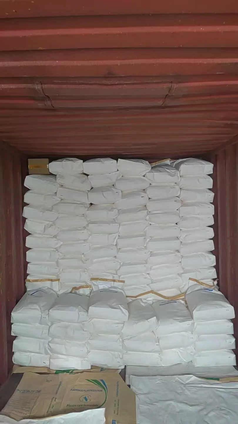 KH-P601 powder defoamer bags loaded inside export shipping container